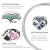 Copper 1-12 Month Love Series Birthday Charms Bead Fit Original Bracelet For Women Diy Bead For Matching Jewelry Making Gift