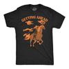 Mens Funny T Shirts Need Head Sarcastic Halloween Headless Horseman Graphic Tee