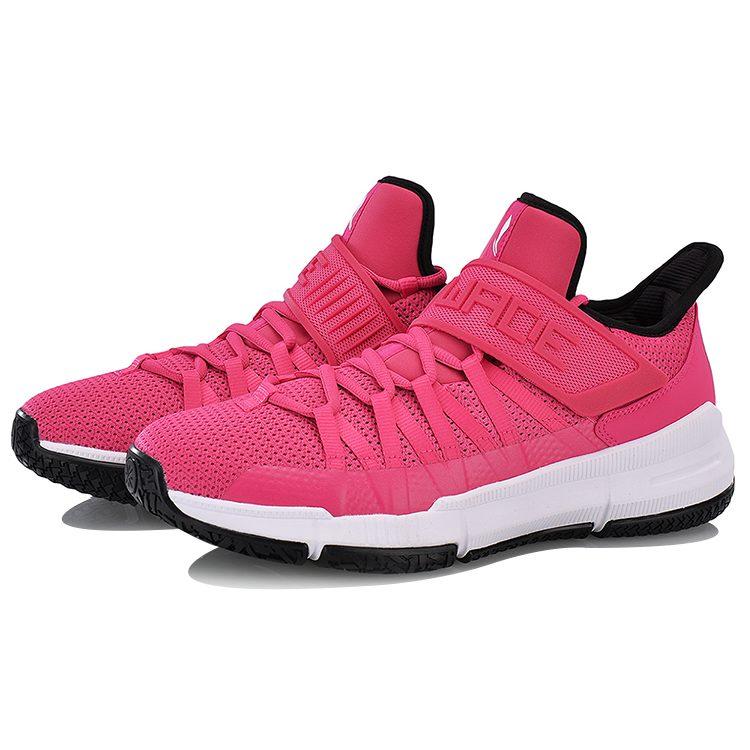 Li Ning Full Court Basketball Shoes Unisex Mid Top Red/Black ABCN017-5