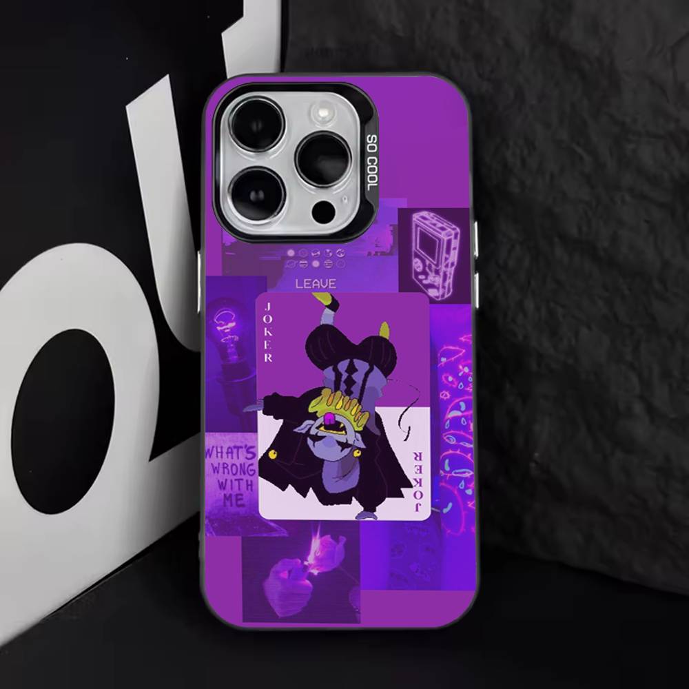 

Jevil Deltarune Game Phone Case For iPhone 17,16,15,14,13,12,11,Pro,Max,Plus,E,Air,Mini Black Tpu Cover iPhone13PRO