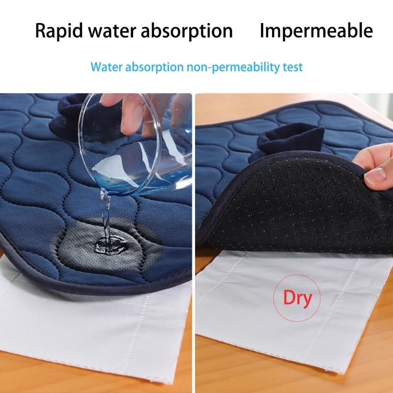 Children's Seat Cushion Pad Absorbent Soft and Skin Friendly Strollers Seat Mat for Baby Diaper Cushion Breathable