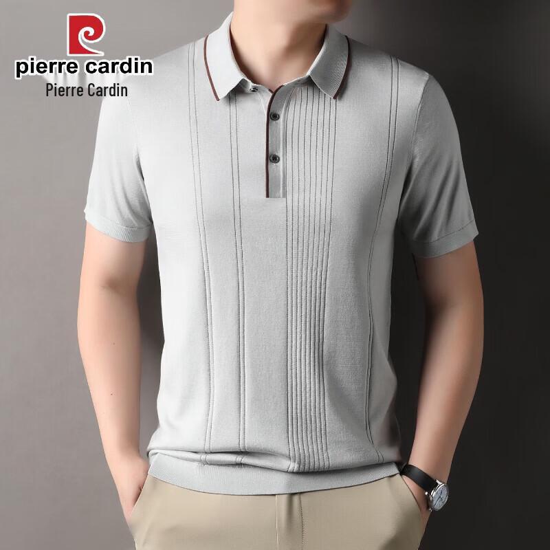 Pierre Cardin Men s Contrast Collar Knit Polo Shirt XL