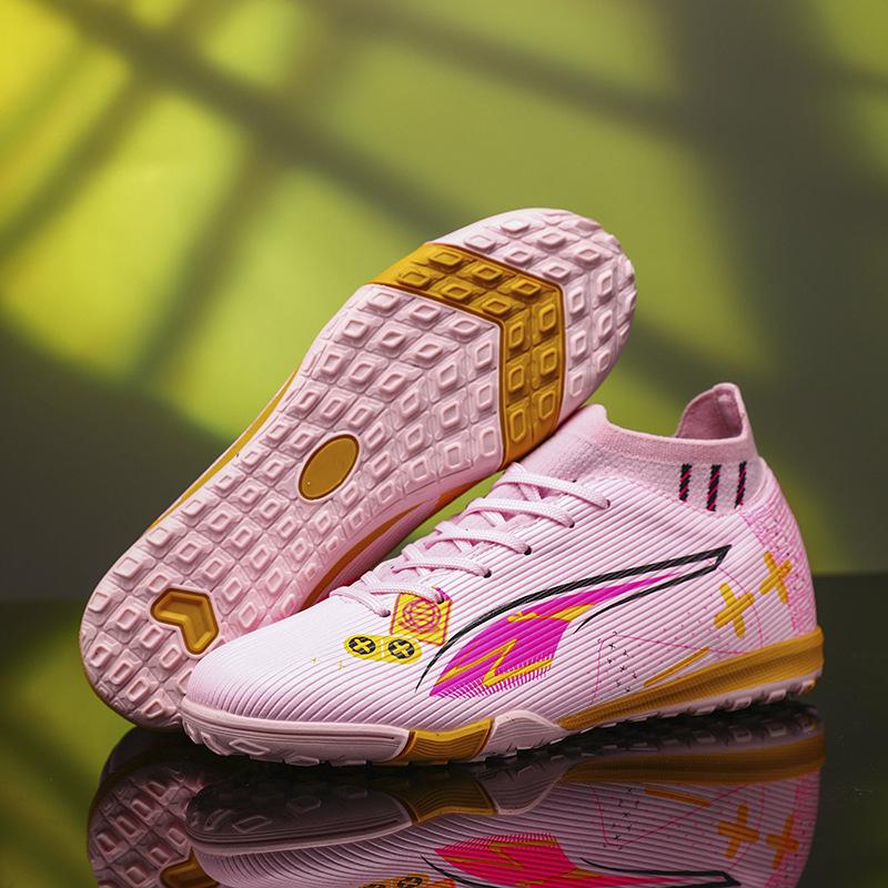 Low-top thorn 15 football shoes World Cup tf broken nails artificial turf AG nails leather foot training shoes for male and female students