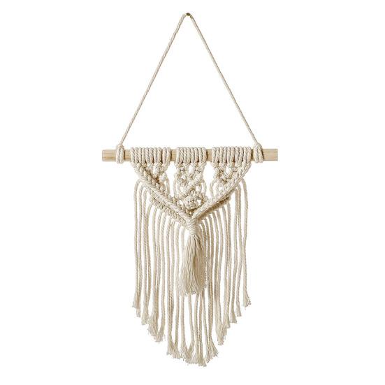 

Bohemian Tassels Dream Catcher Tapestry Wall Hanging Home Window Balcony Decor білий