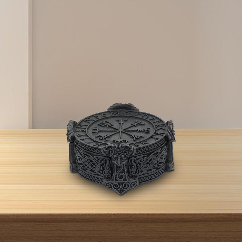 Jewelry Storage Box Holder Viking for Centerpiece Collectible Adornment