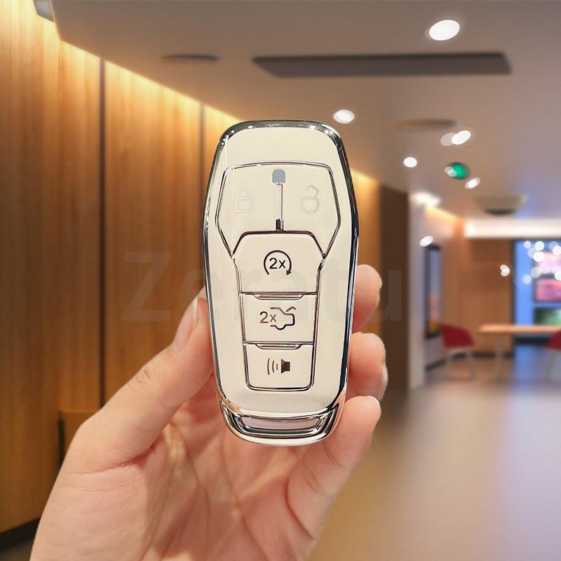 Tpu Car Key Cover Case For Ford Fusion Mondeo Mustang F-150 Explorer Edge Shell Fob Accessories