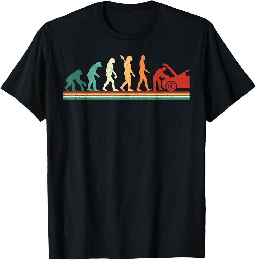 Human Evolution Car Mechanic Automotive Repairman Technician Gift Unisex T-Shirt