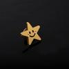 Spilla Smaltata Stella Sorridente Creativa Distintivo Stella per Bambini Unisex Spilla da Bavero Sociale Decorazione Gioiello Regalo
