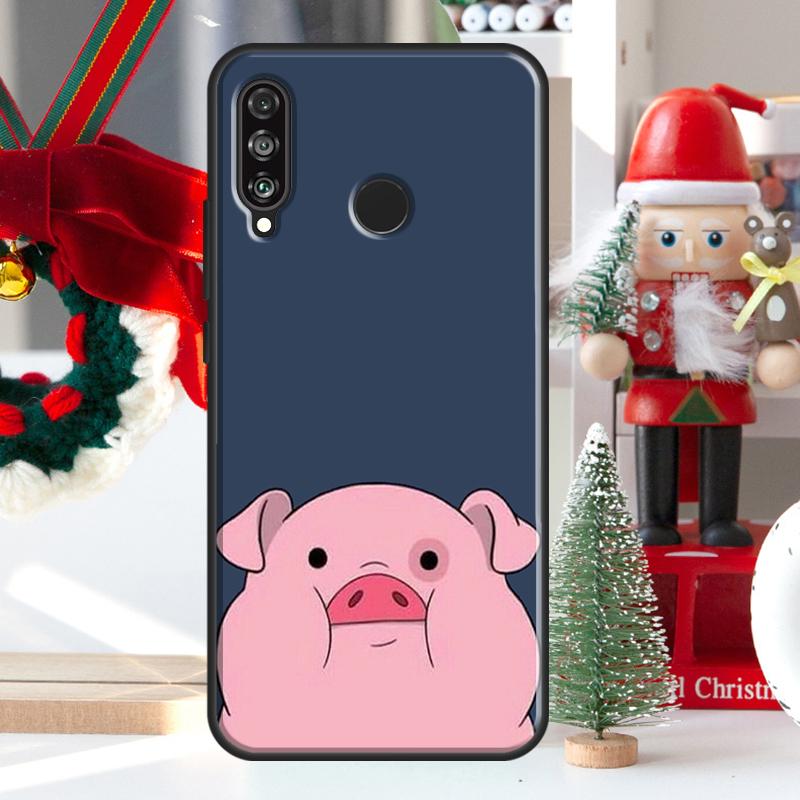 Cartoon Pig For Huawei Nova 5T 9 10 SE 7i 8i 11i 12i Y73 Y72 Y61 Y91 Y60 Y70 Y90 P20 P40 P30 Lite Case