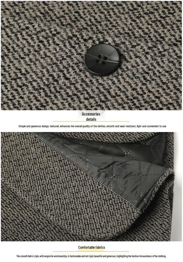 Men's Stand Collar Jacket - 2024 Autumn/Winter Fashion: Casual, Trendy, Versatile Business Outerwear