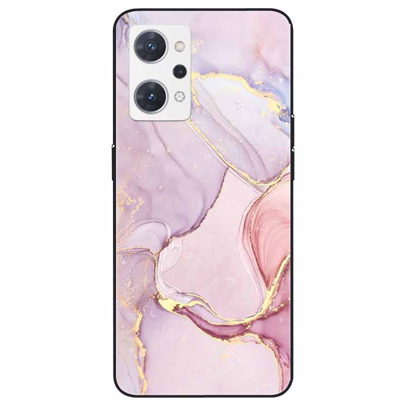 For OPPO Reno 9A 7A Case Soft TPU Fashion Marble Silicone Bumper Covers for OPPO Reno 9 A 5G CPH2523 Reno7A Protector Reno9 A
