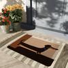 VIKAMA קריקטורה חמודה כלב ארוך שטיח עמיד בפני כתמים שטיח כניסה שטיח כניסה רך לסלון שטיח לחדר שינה עיצוב הבית