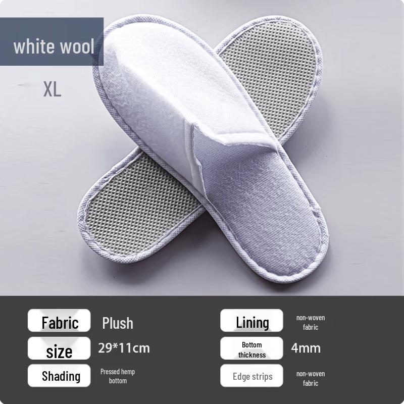 GUAIKEAI 100 Pairs Disposable Slippers