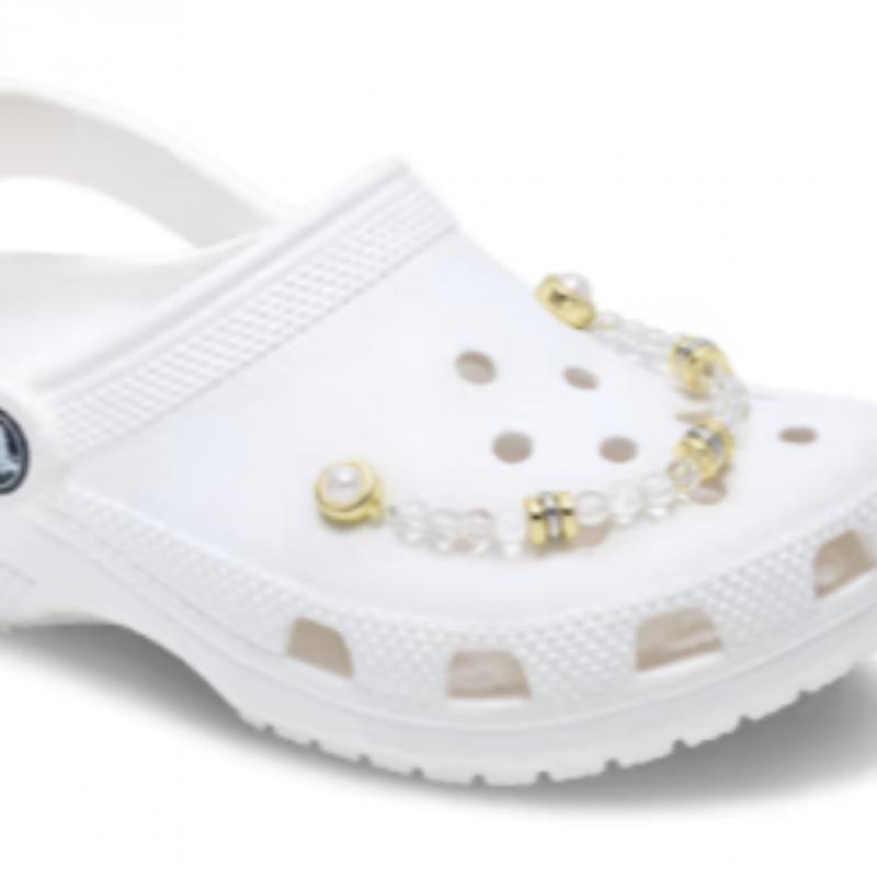 Crocs Gold Transparent Beads Chain Jibbitz Pack 10017450