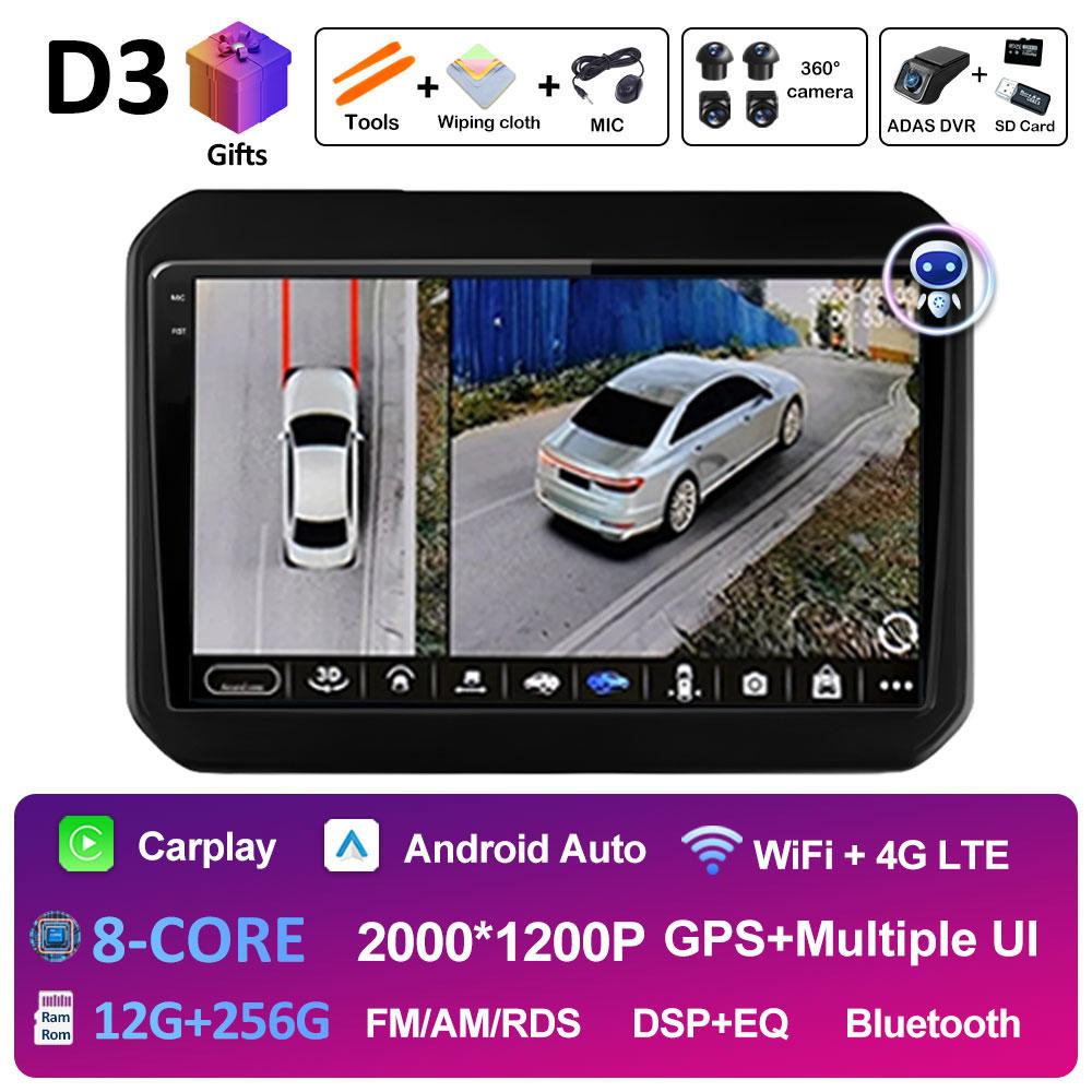 For Suzuki Ignis 2016 2017 2018 2019 2020 Android Auto Wireless Carplay DSP Stereo Autoradio Cooling Fan QLED IPS Screen WIFI 4G