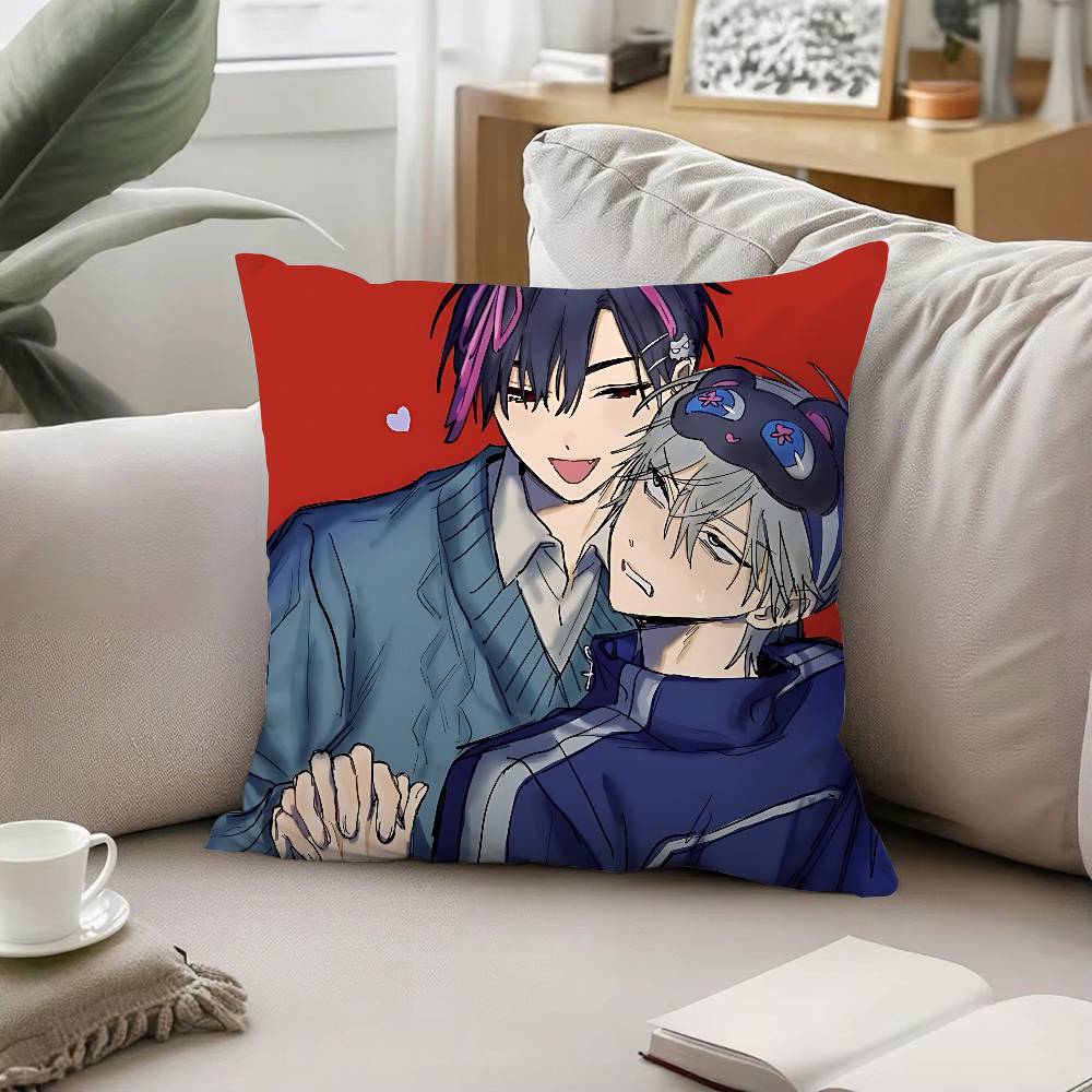 

Подушка Alien Stage Иван и Тил Чехол для подушки Мягкий Милый Чехол для декоративной подушки Для машины Дивана Наволочка Полиэстер С молнией 16x16Inch