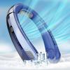 8000mAh Elektrischer Hänge-Nackenventilator Tragbarer Bladeless Mini Wiederaufladbarer Leiser LED Digitalanzeige Luftkühler Für Draußen