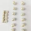 Set mit 12 eleganten magnetischen Hijab-Nadeln Dekorative Schal-Befestiger Imitation Perlen Broschen Schmuck für muslimische Kleidung