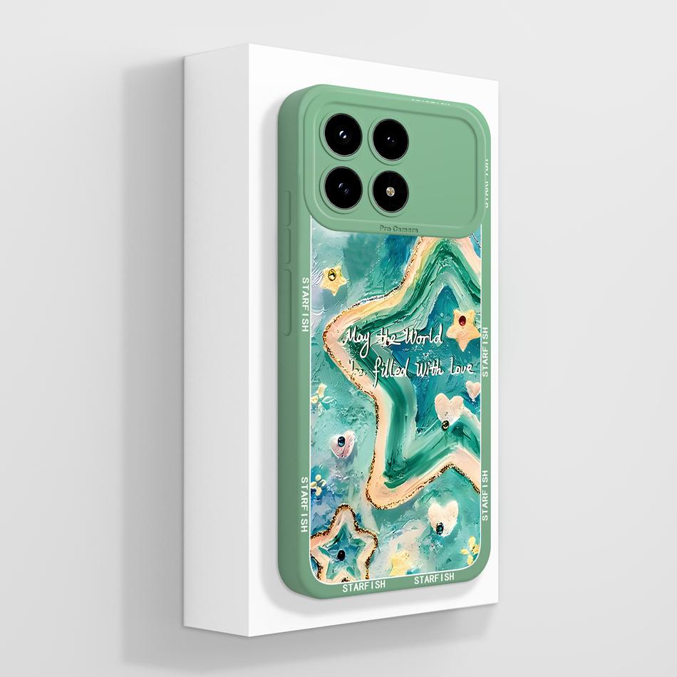 For Poco F8 Pro / F8 Ultra Phone Case Creative Design Lightweight Funda For Poco F 8 Pro F8Ultra Soft Liquid Silicone Shell Capa
