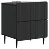 Nightstand Black 43 x 34.5 x 49.5 cm Engineered Wood