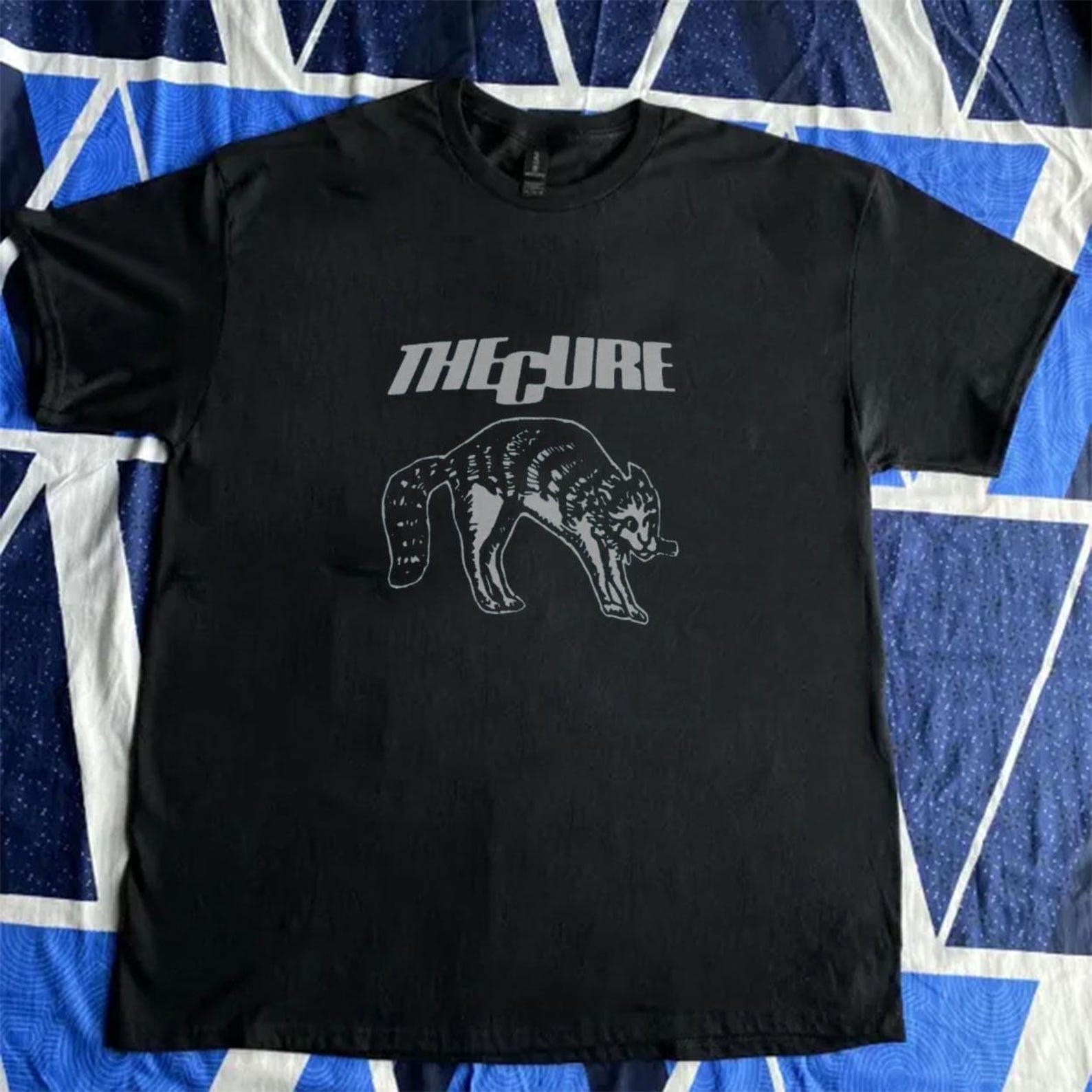 The Cure Band Graphic Tee, Retro 90s Cotton Shirt 4XL