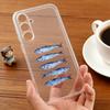F-Fish Funny Sardines  Phone Case For Samsung S22,S24,S30,S10,S21,S25,S23,S10,PIus,Ultra,5G,FE,lite Transparent Shell