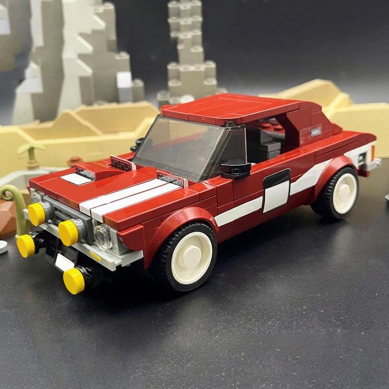 263 KS MOC Město Šampioni Super Auto Corolla TE27 Rally Model Technologie DIY Sestavení Stavebnice Displej Narozeninový Dárek Domov