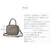 Gratante Genuine Cowhide Leather Cube Commuter 2-Way Bag, Handbag, Women's, Bag, Abb-g0066 (Black)