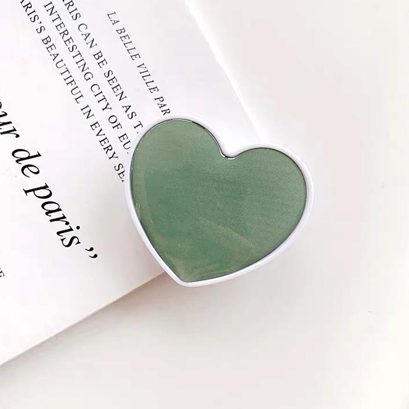 Popular Heart Shaped Phone Socket Holder Finger Grip Bracket Support Telephone for IPhone Samsung Cellphone Pocket Socket Stand