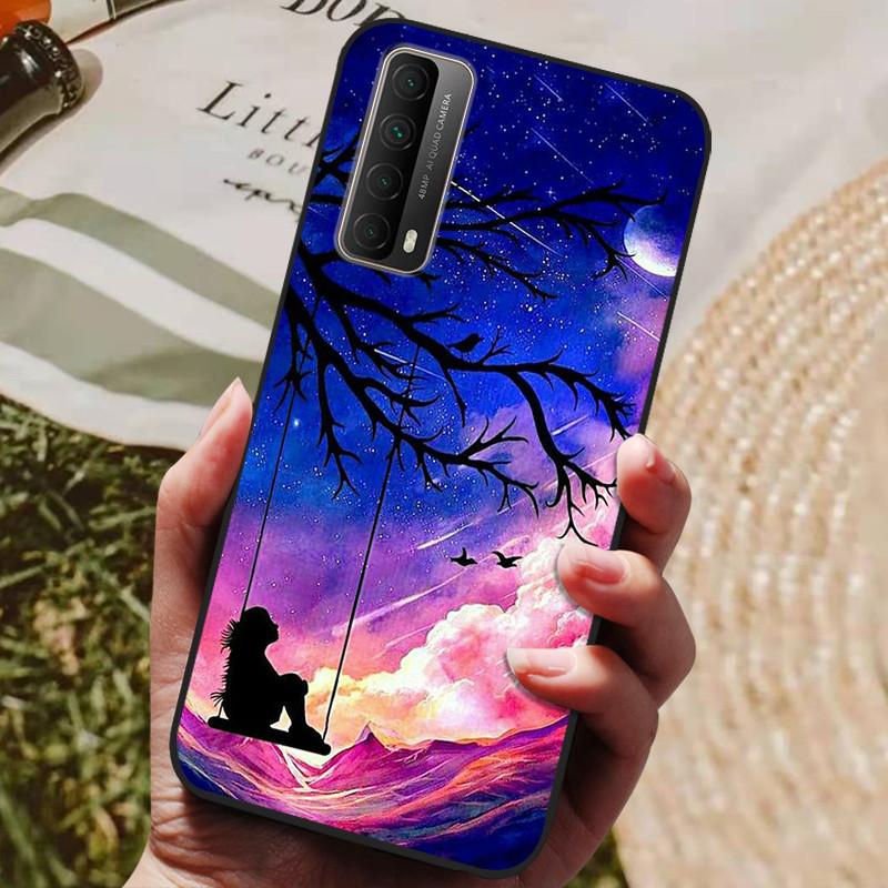 For Huawei P Smart 2021 Case Silicon Back Cover Phone Case For Huawei PSmart 2021 Soft Case P Smart 2021 6.67" Fundas bumper Bag