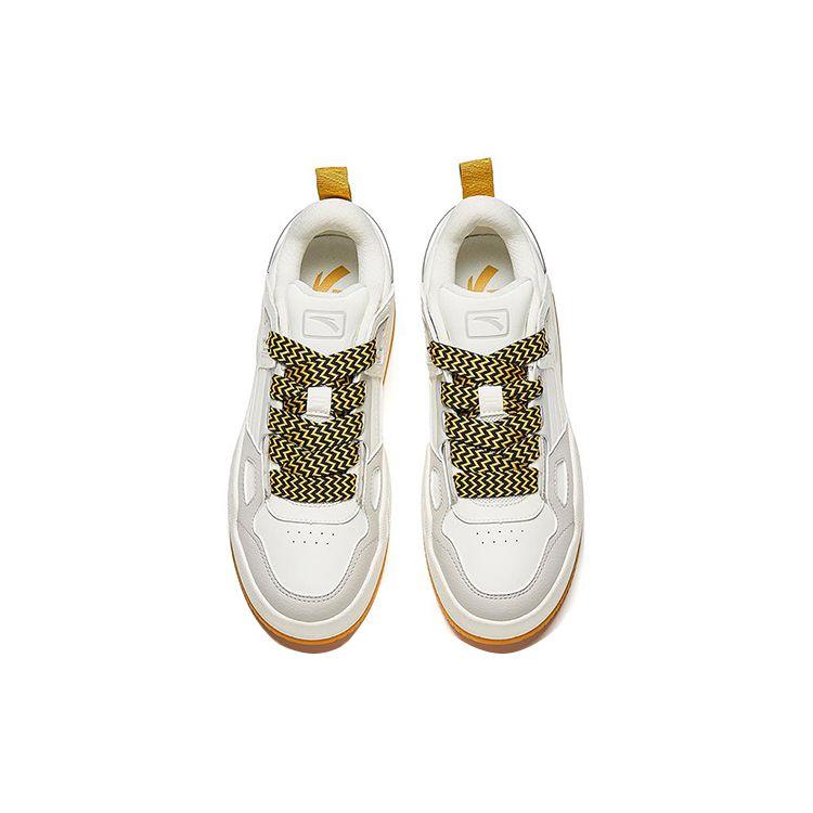 Anta Thick Sole Low Top Sneakers Men Sneakers White Gray 112348073-2