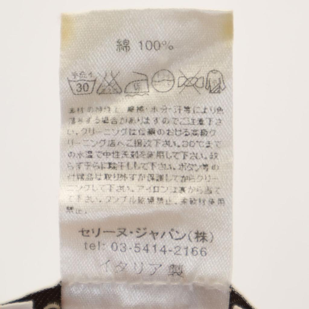 Celine Made In Italy Overall Handle Short Sleeve V Neck Cut L Pink Women Used