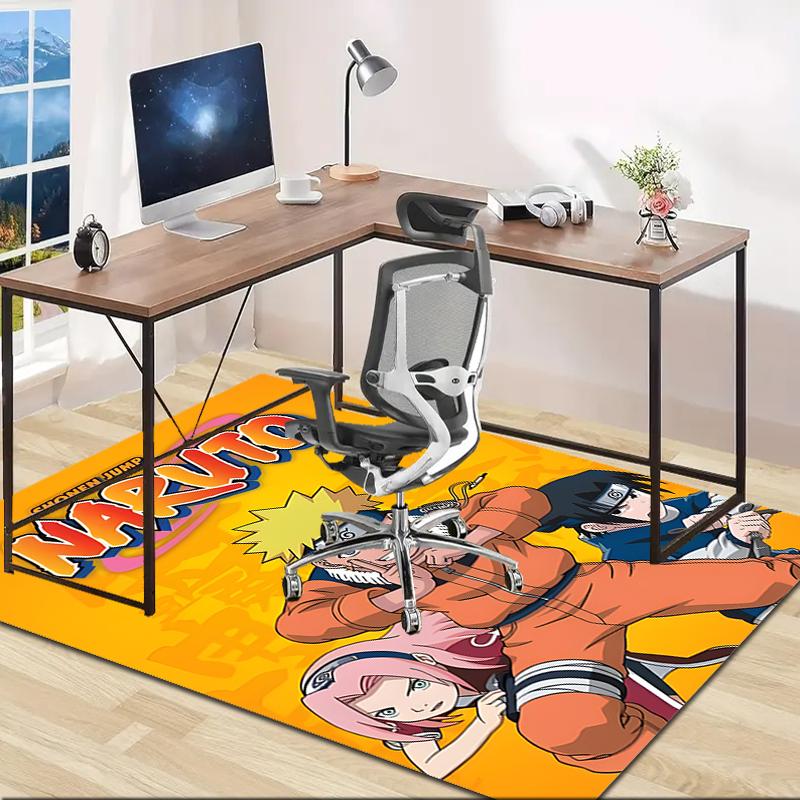 1pc NARUTO Design Area Rug - Non-Slip, Soft & Cozy Floor Mat for Living Room, Bedroom, Office - Indoor/Outdoor Decorative Carpet
