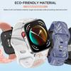 New Silicone Strap For Huawei Fit3/2/1 Two-tone Silicone Replacement Women Watch Band for Huawei Fit3 Fit2 Fit4 Watch Accessory