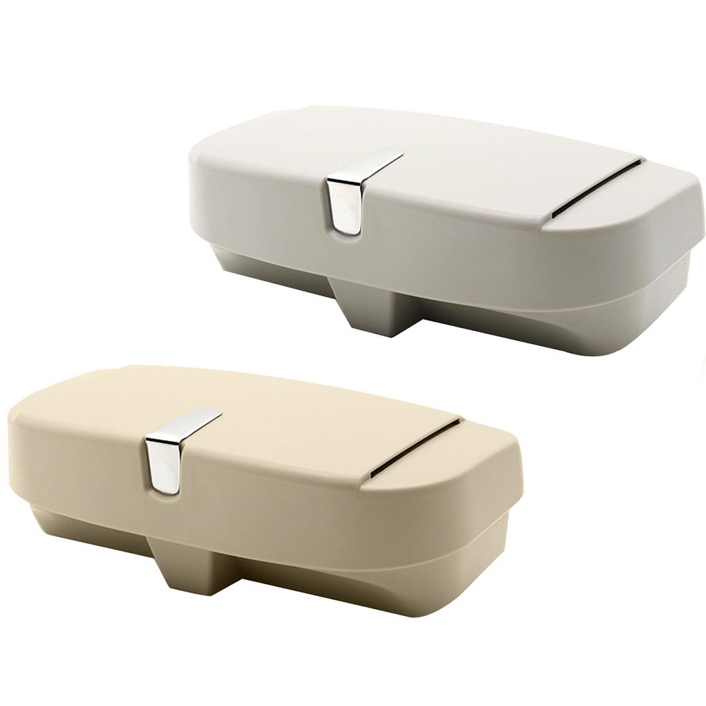 Car Sun Visor Glasses Sunglasses Storage Holder Clip Organizer Box Automotive Accessories