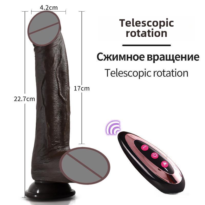 Fairy Black Electric Dildo: Muscle Simulation Masturbator for Women