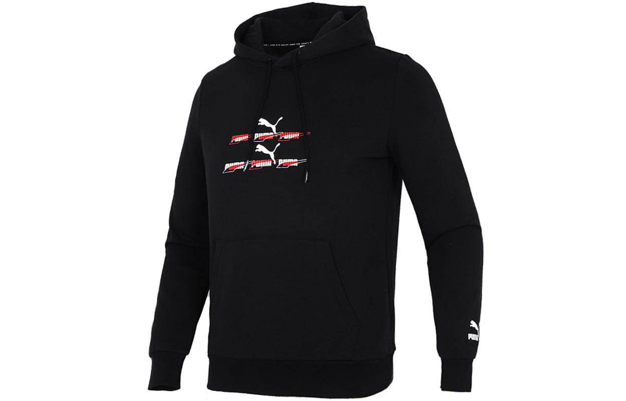 PUMA ACTIVE Толстовки Мужские Черный С капюшоном Умеренный Обычный 533145-51 L