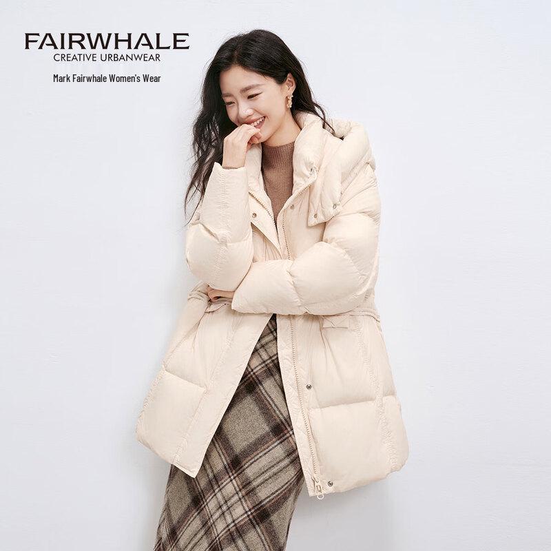 

Женский пуховик средней длины с капюшоном Mark Fairwhale 2025 M