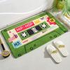 Super Soft Imitation Cashmere Floor Mat Non-Slip Floor Rugs Plush Floor Carpet  Bathroom