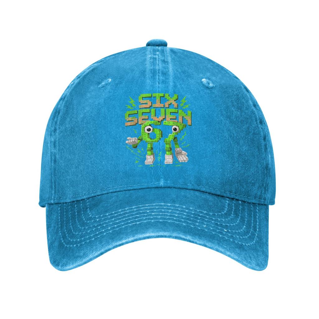 Meme 67 Six Seven 6 7 Italian Brainrot Green Sun Baseball Cap Men Trucker Hat Summer Fashion Tennis Skate Snapback Cap