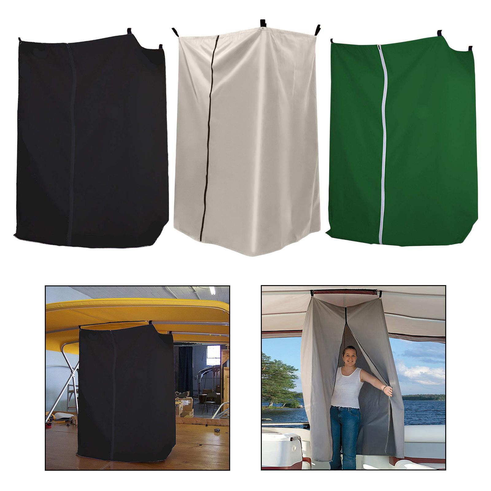 Boat Privacy Curtain Privacy Tent, Practical Swimsuit Changing Dress, Privacy Changing Room Shower Curtain for Camping verde