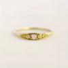 Yun Miao Elegant French Women's Ring with Shining Zircon