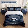 Tampa Bay Rays 3‑Piece Bedding Set Soft Microfiber Duvet Cover Pillowcases Comfortable Bed Linen for Bedroom Decoration