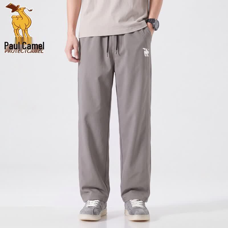 Paul Camel Men's Loose Straight Leg Casual Pants