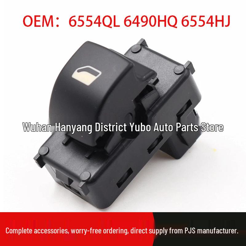 

Compatible with Peugeot Window Control Switch 6490.HQ, 6554.HJ, 6490HQ, 6554QL. Standard