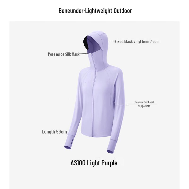 Jiaoxia Women s Summer Hooded Sun Protection Jacket AS100