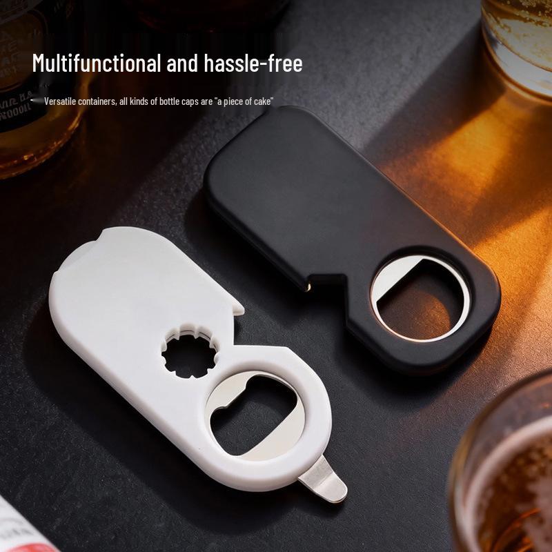 Magnetic Multifunctional Bottle Opener & Refrigerator Magnet - Beer and Wine Gadget