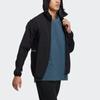 adidas Sport Winddichtes Sateen Kapuzenjacke Herren Oberbekleidung Schwarz GP0976