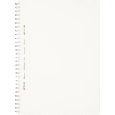 KOKUYO Note Soft Ring Notebook Clear 80 Sheets Transparent Semi-B5 B-lined S-SV508B-T