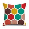 New Home Soft Decoration New Color Geometric Sofa Linen Pillow Cushion